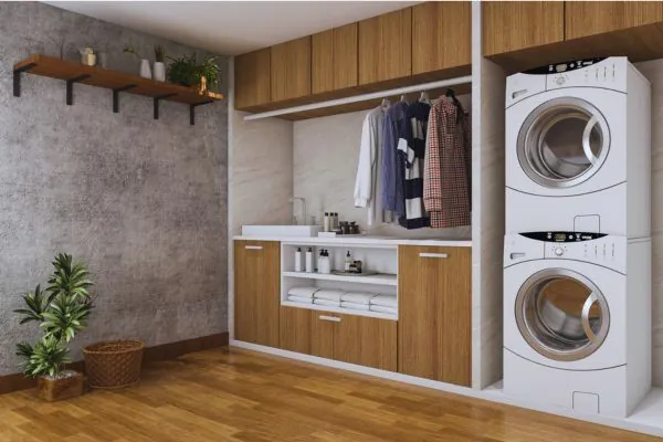 in-law suites with built-in laundry room