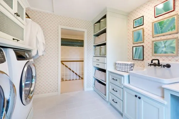 design of laundry utility room of residential home