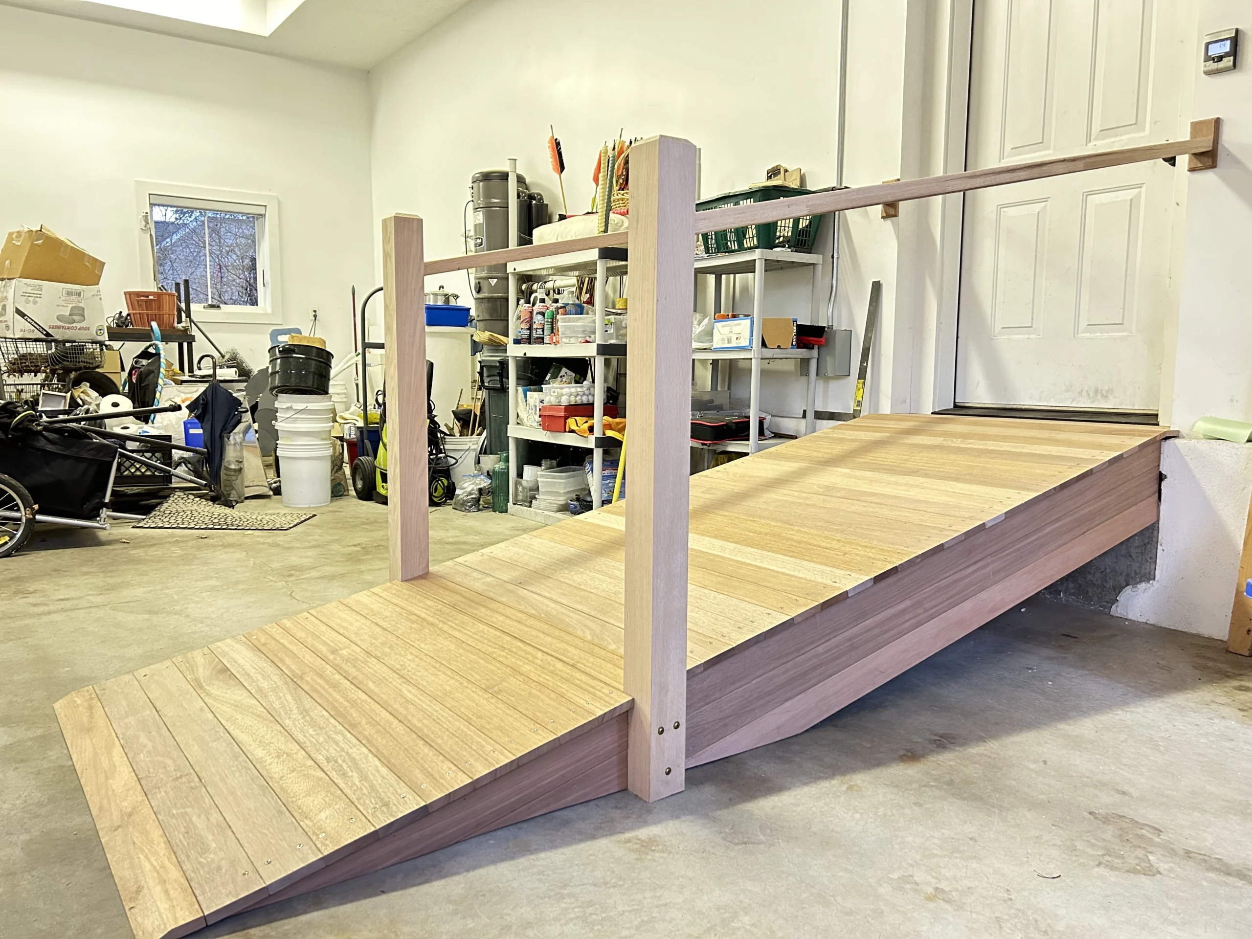 new wheelchair ramp for new additional room