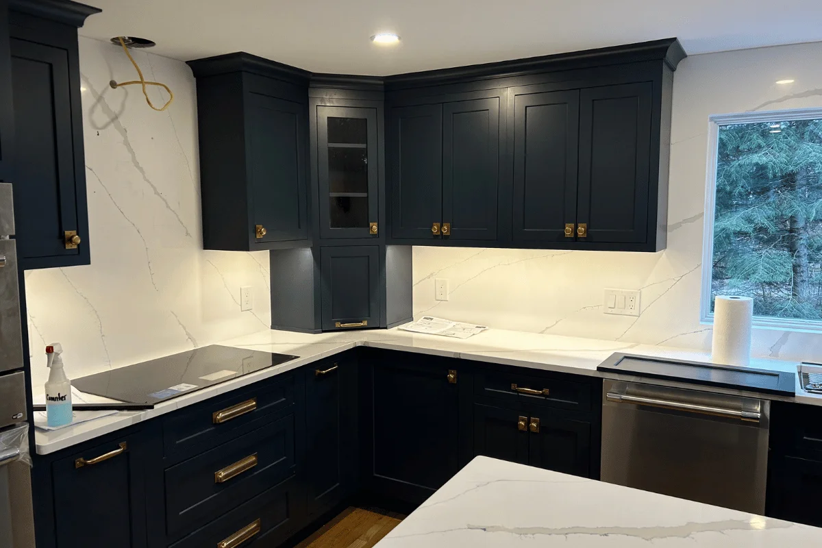 Black Kitchen Cabinet Design - Advanced Builders Co